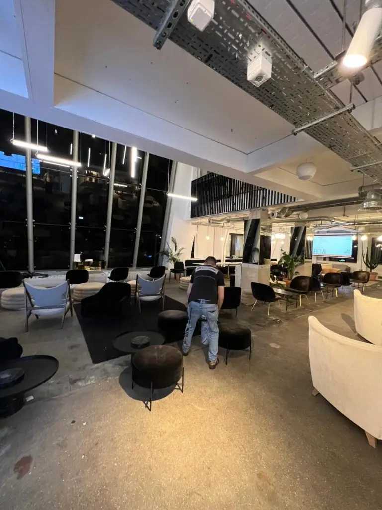 An office move performed in central London by red rose removals